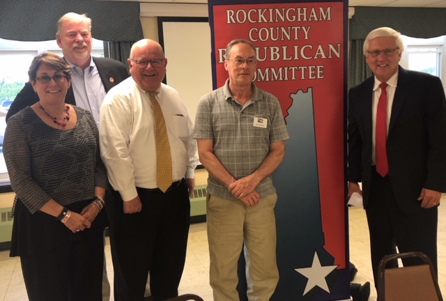 Spec Bowers at the Rockingham County GOP meeting
